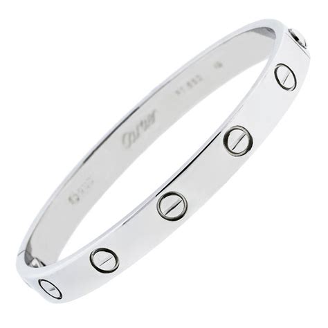 cartier love bracelet platinum|cartier love bracelet price euro.